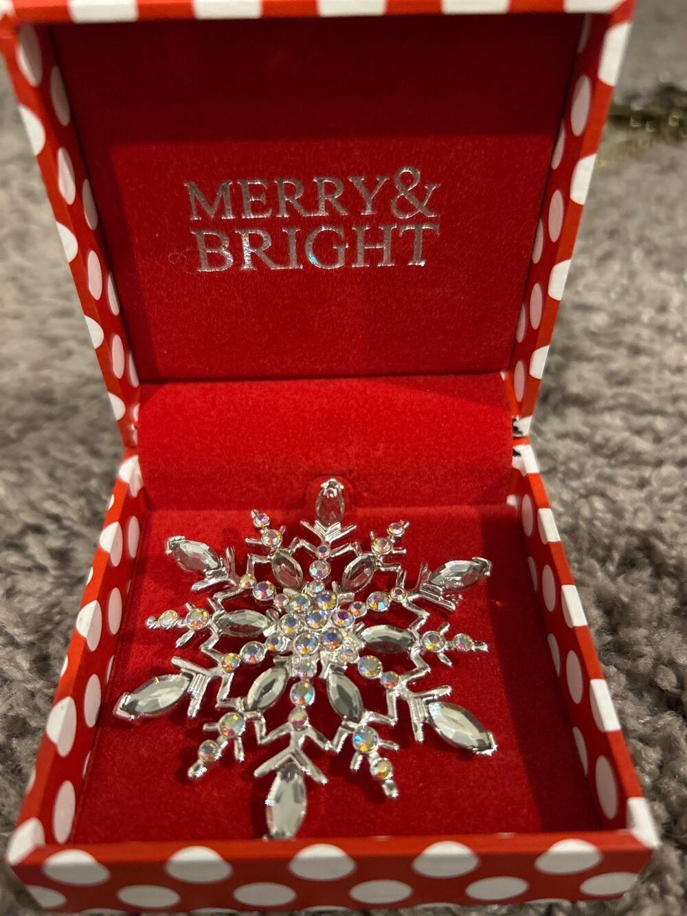 Snow Flake Brooch